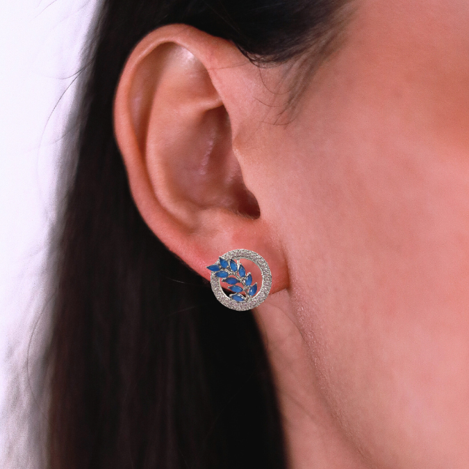 laurel stud earrings by ixxia