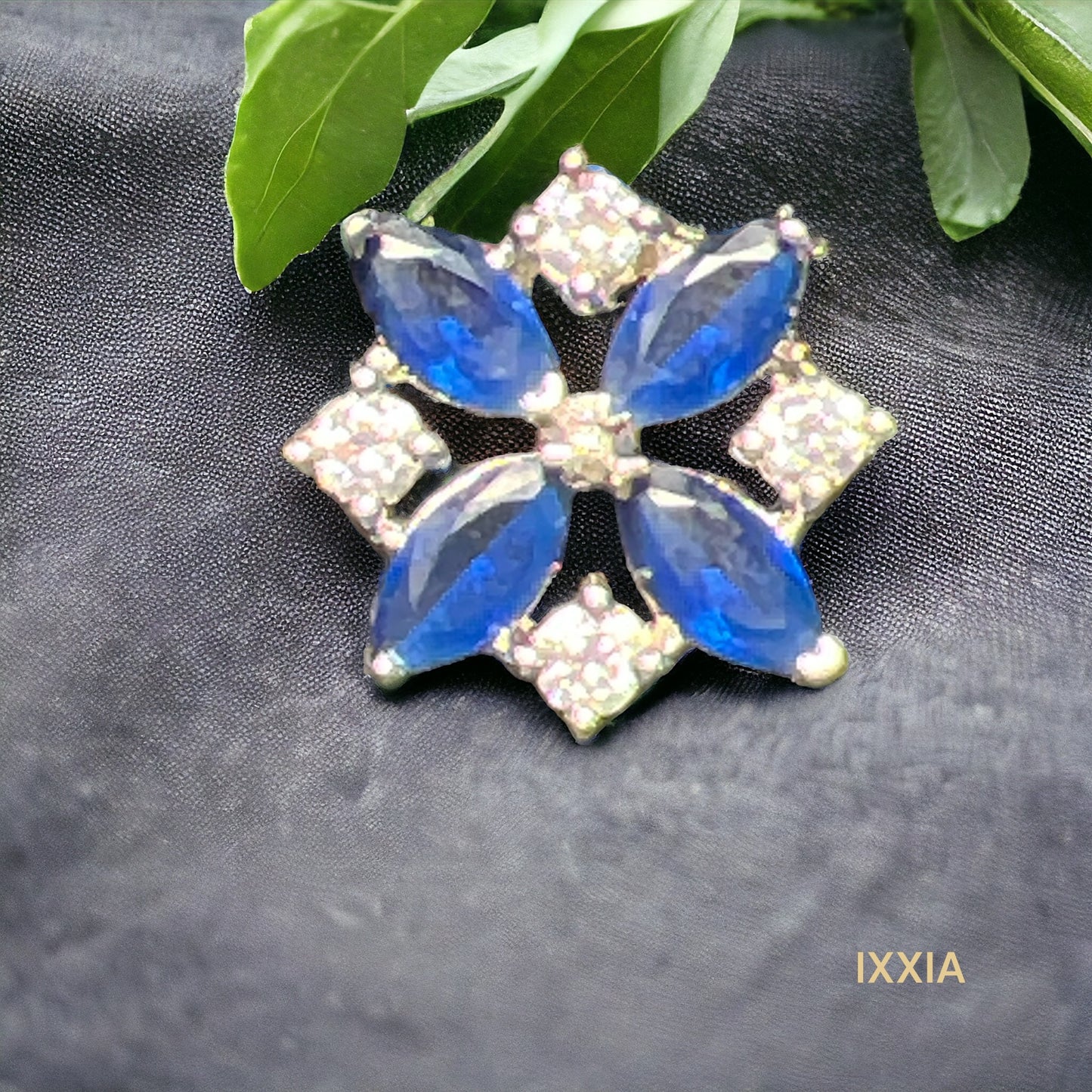 Blue ixxia stud earrings 