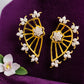 stud earring with flowers