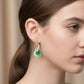 teenage girl wearing an earring